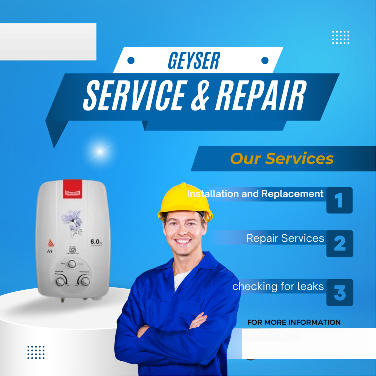 Geyser Repair Services in Riyadh